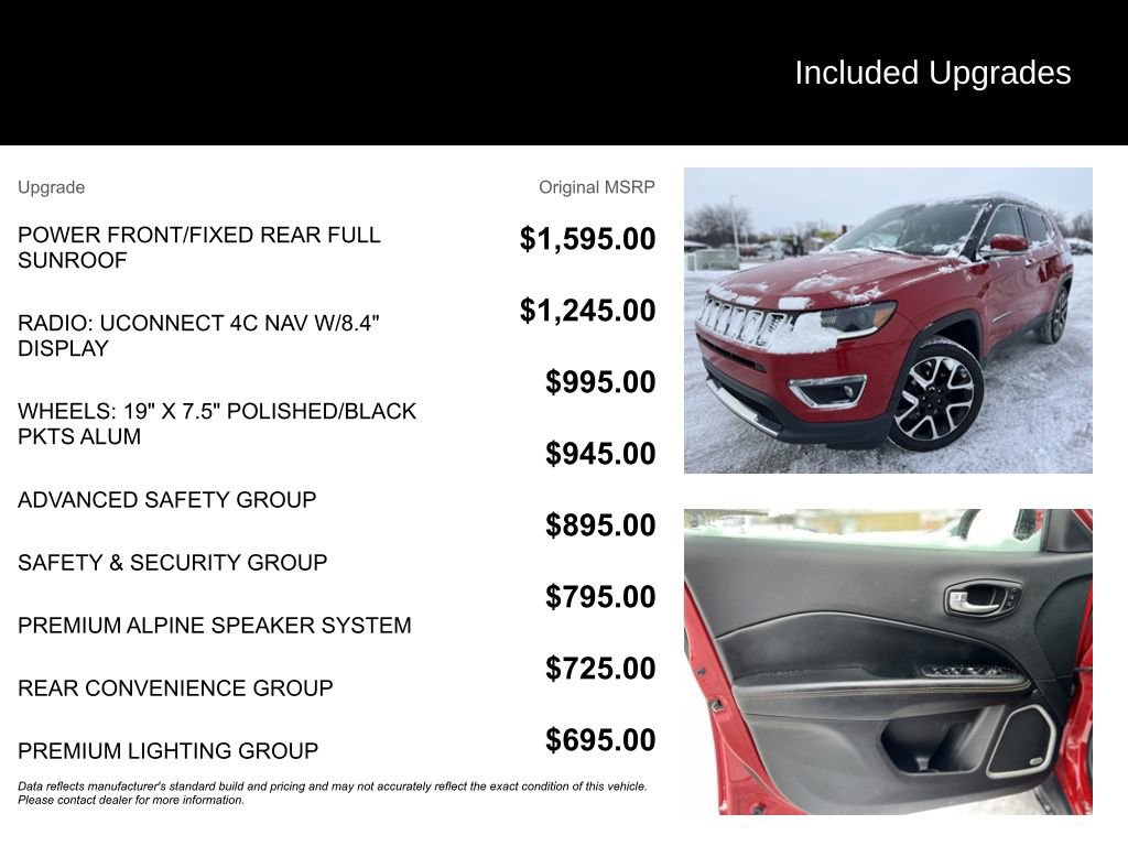 Used 2020 Jeep Compass Limited w/ Advanced Safety Group image 6