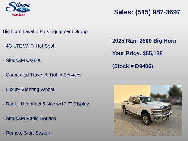 Used 2025 RAM 2500 Big Horn AWD/4WD image 30