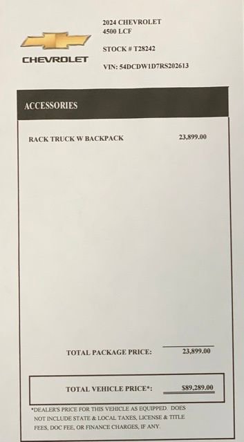 New 2024 Chevrolet Low Cab Forward image 12