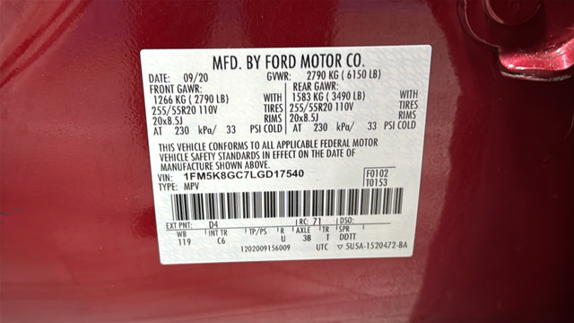 Used 2020 Ford Explorer ST w/ Premium Technology Package AWD/4WD image 29