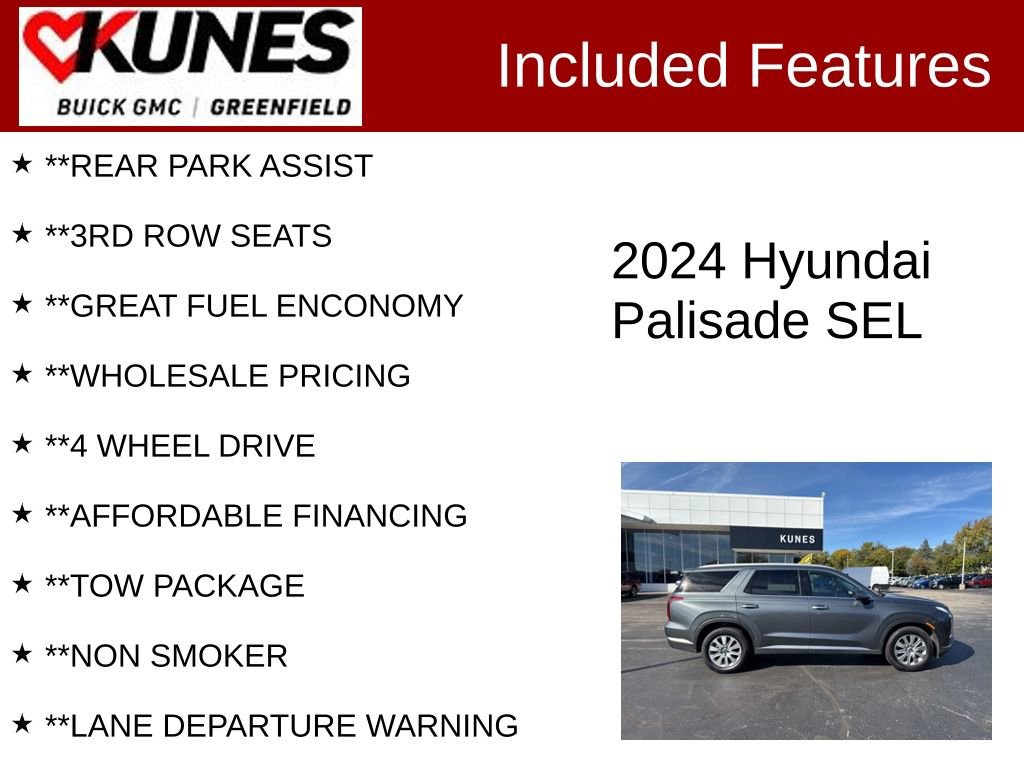 Used 2024 Hyundai Palisade SEL image 3
