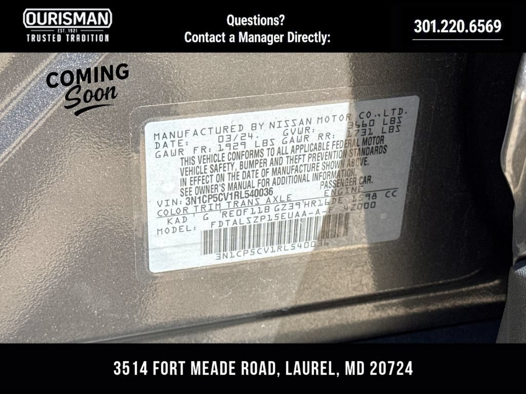 Used 2024 Nissan Kicks SV FWD image 28