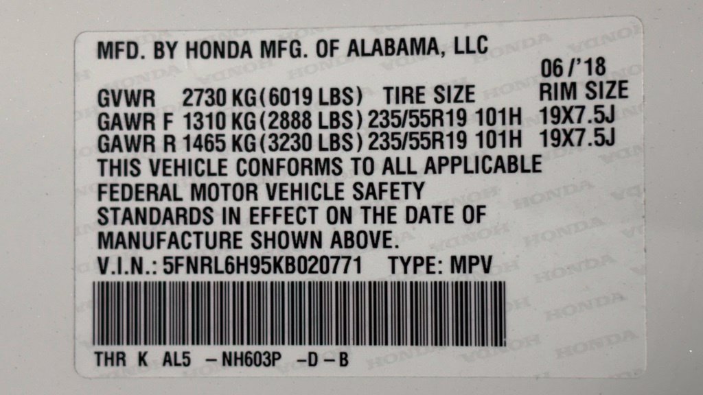 Used 2019 Honda Odyssey Elite image 49