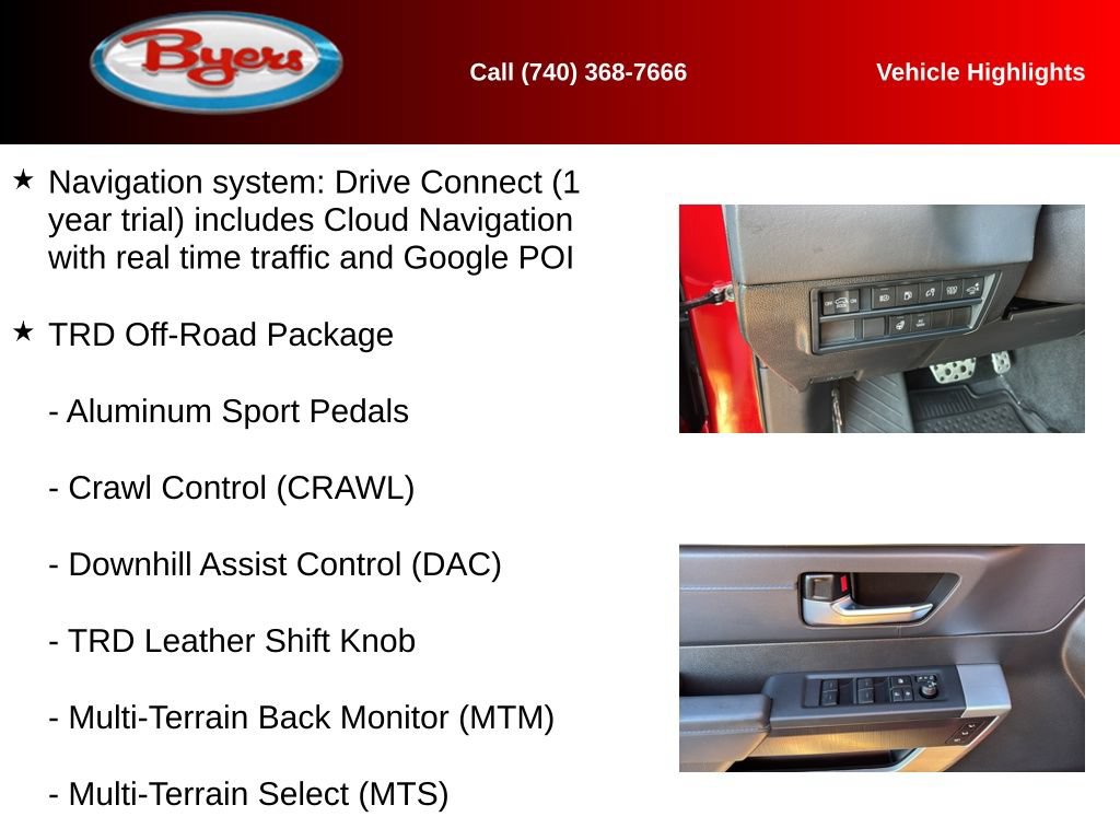 Used 2025 Toyota Sequoia Platinum w/ TRD Off-Road Package AWD/4WD image 12