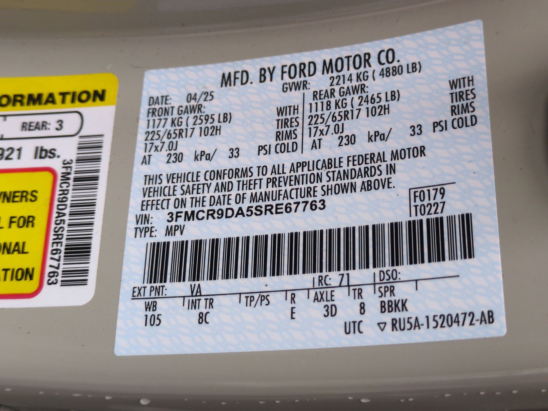 Used 2025 Ford Bronco Sport Badlands image 32