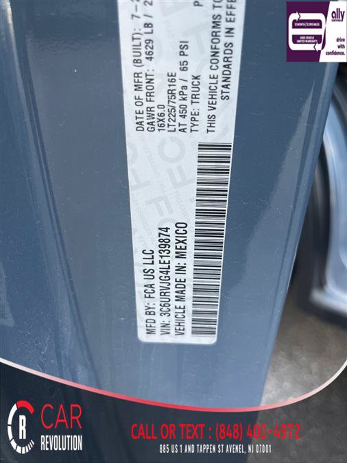Used 2020 RAM ProMaster 3500 FWD image 7