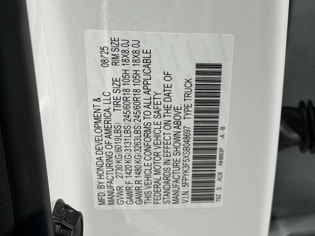 Certified 2025 Honda Ridgeline RTL image 21