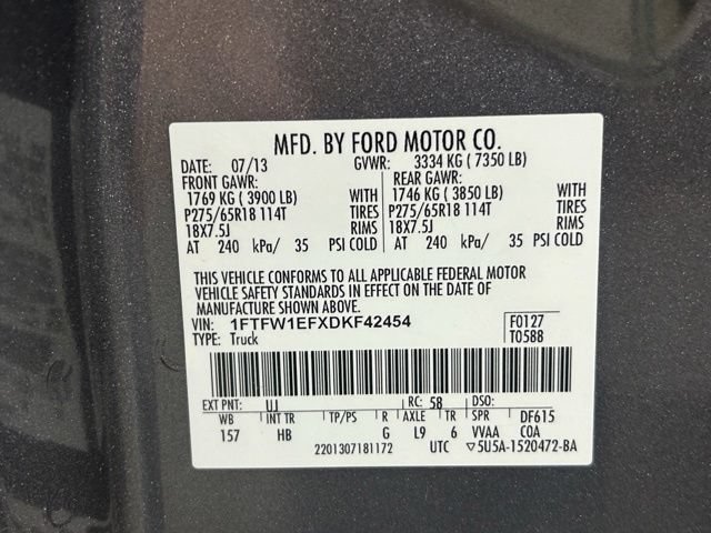 Used 2013 Ford F150 Lariat w/ Luxury Equipment Group AWD/4WD image 41