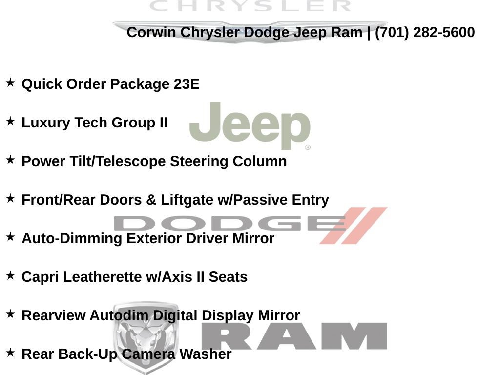 Certified 2023 Jeep Grand Cherokee Limited w/ Luxury Tech Group II AWD/4WD image 16