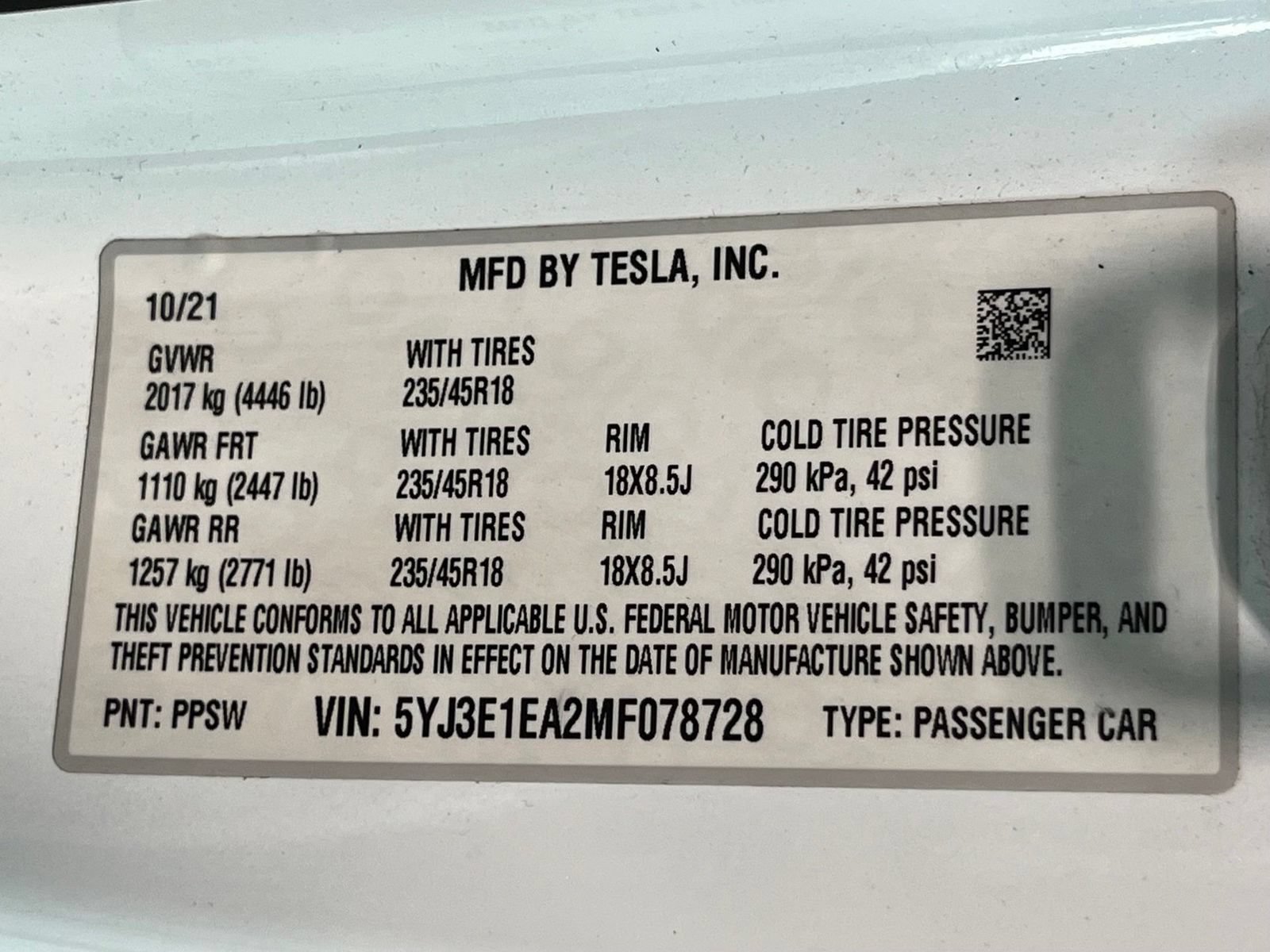 Used 2021 Tesla Model 3 Standard Range Plus RWD image 15