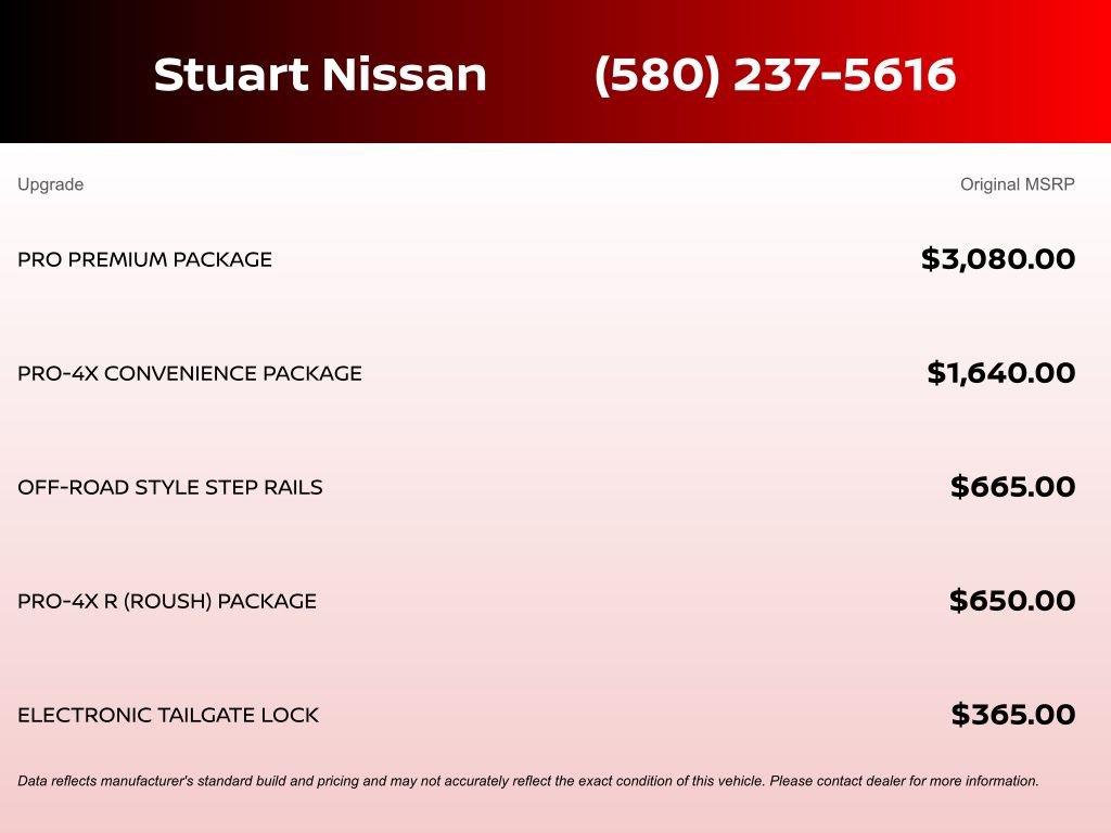 New 2026 Nissan Frontier PRO-4X w/ Pro Premium Package image 4