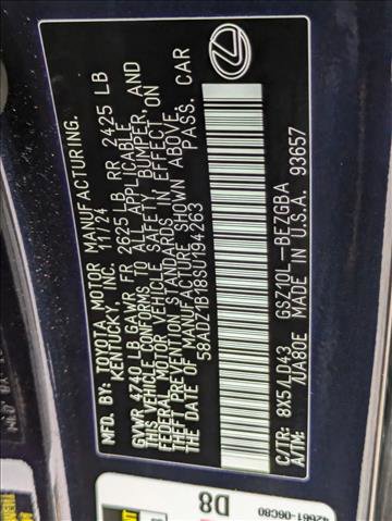 Certified 2025 Lexus ES 350 w/ Premium Package image 24