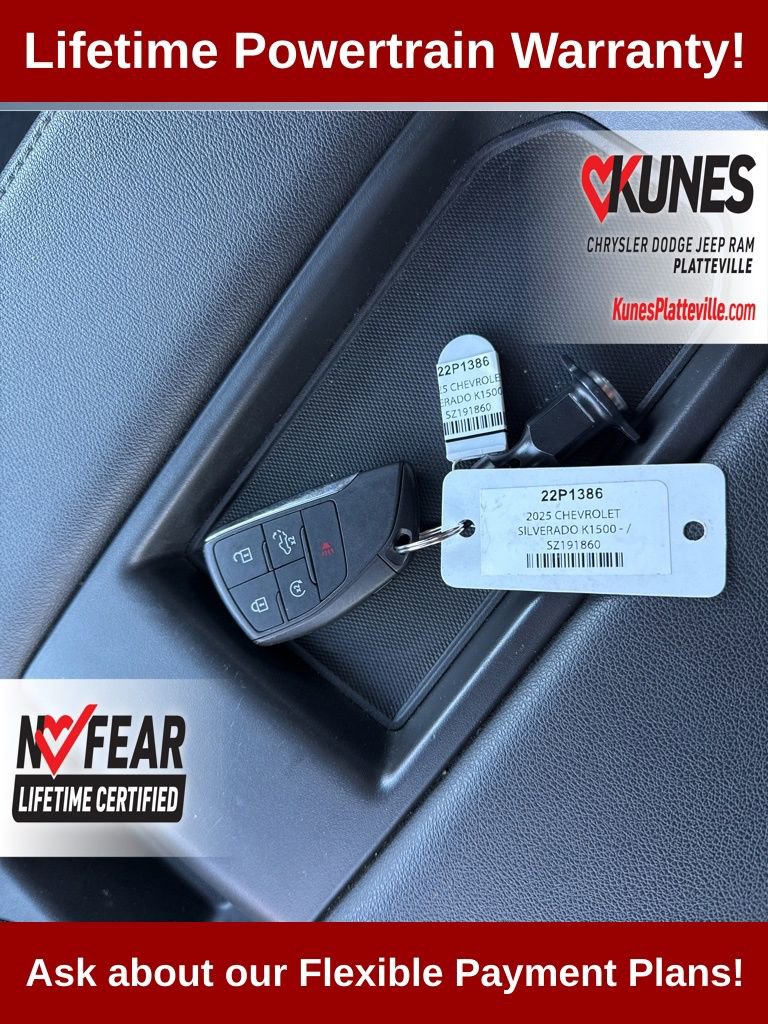 Used 2025 Chevrolet Silverado 1500 LT w/ Work Truck Package image 33