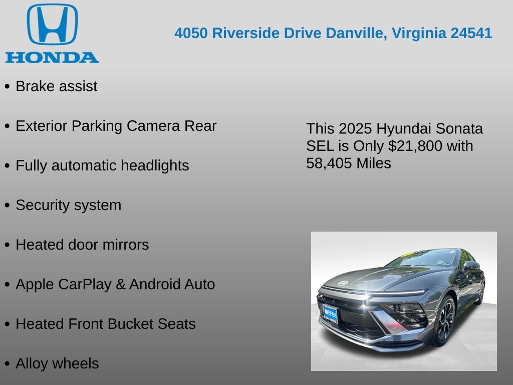 Used 2025 Hyundai Sonata SEL FWD image 12