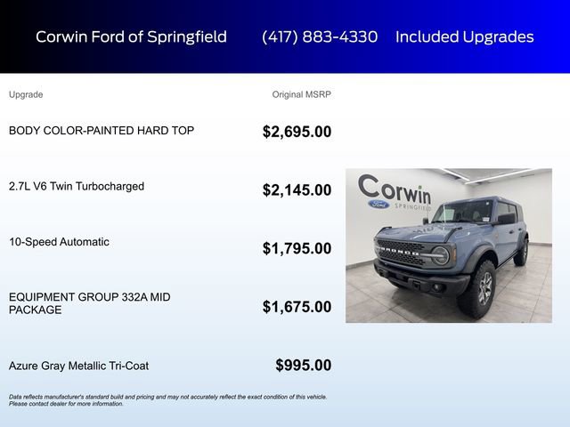 Certified 2025 Ford Bronco Badlands image 6
