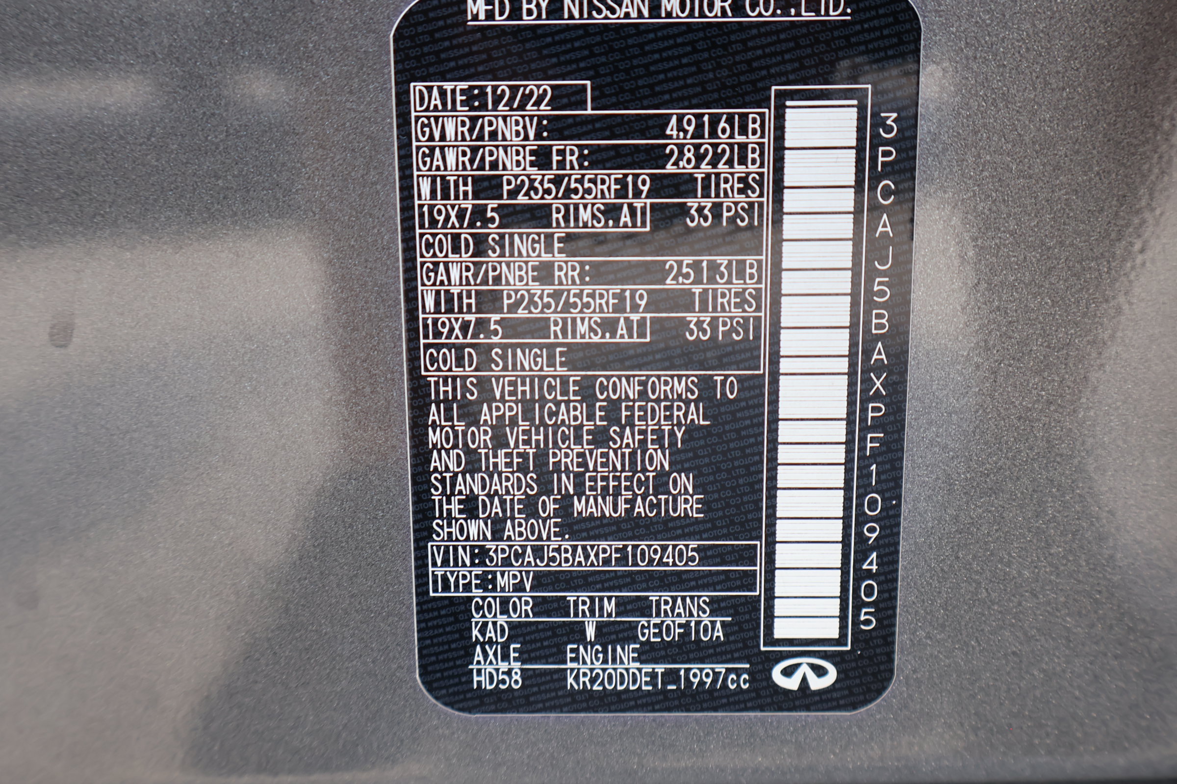 Certified 2023 INFINITI QX50 Luxe FWD image 29