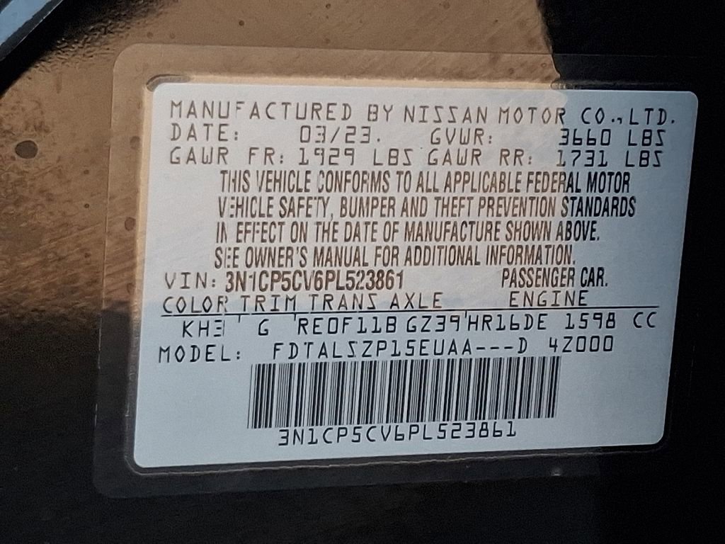 Certified 2023 Nissan Kicks SV FWD image 25