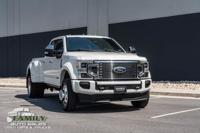 Used 2021 Ford F450 Platinum w/ Snow Plow Prep Package AWD/4WD image 14