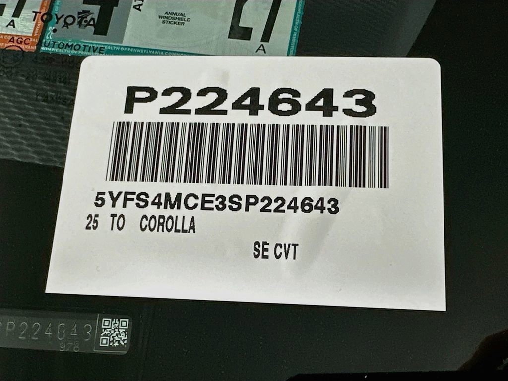 Certified 2025 Toyota Corolla SE FWD image 22