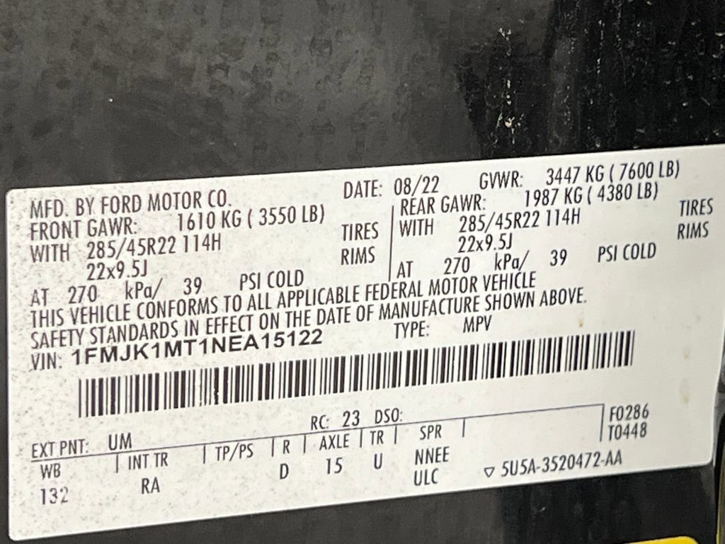 Used 2022 Ford Expedition Max Platinum AWD/4WD image 60