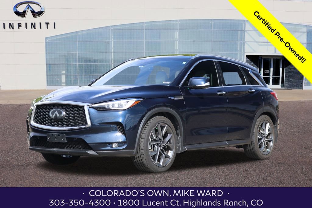 Certified 2021 INFINITI QX50 Autograph w/ Premium White Leather Package
