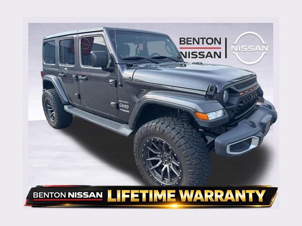 Used 2021 Jeep Wrangler Unlimited Sahara w/ Uconnect 4C Nav & Sound Group
