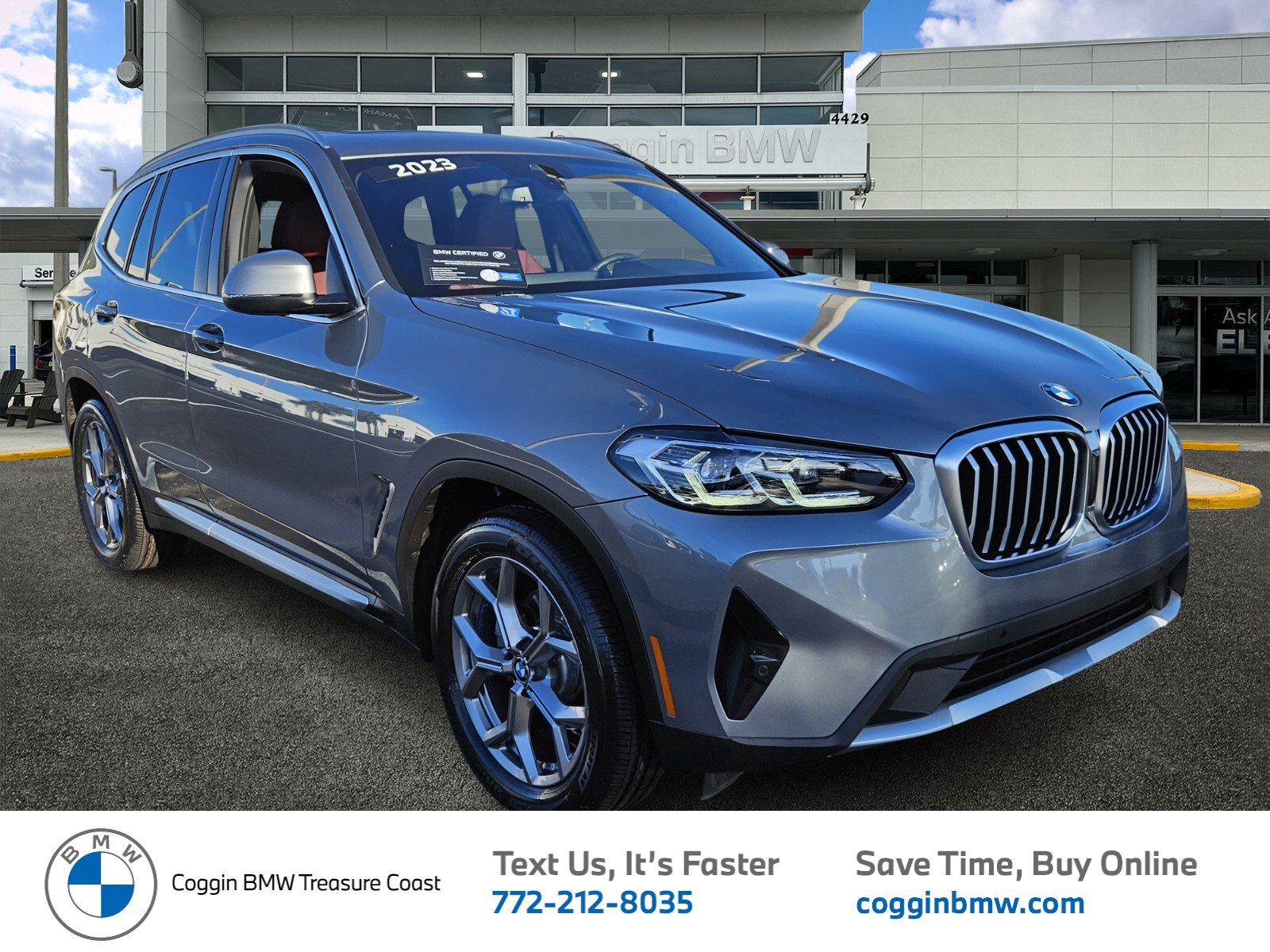 Certified 2023 BMW X3 sDrive30i w/ Convenience Package