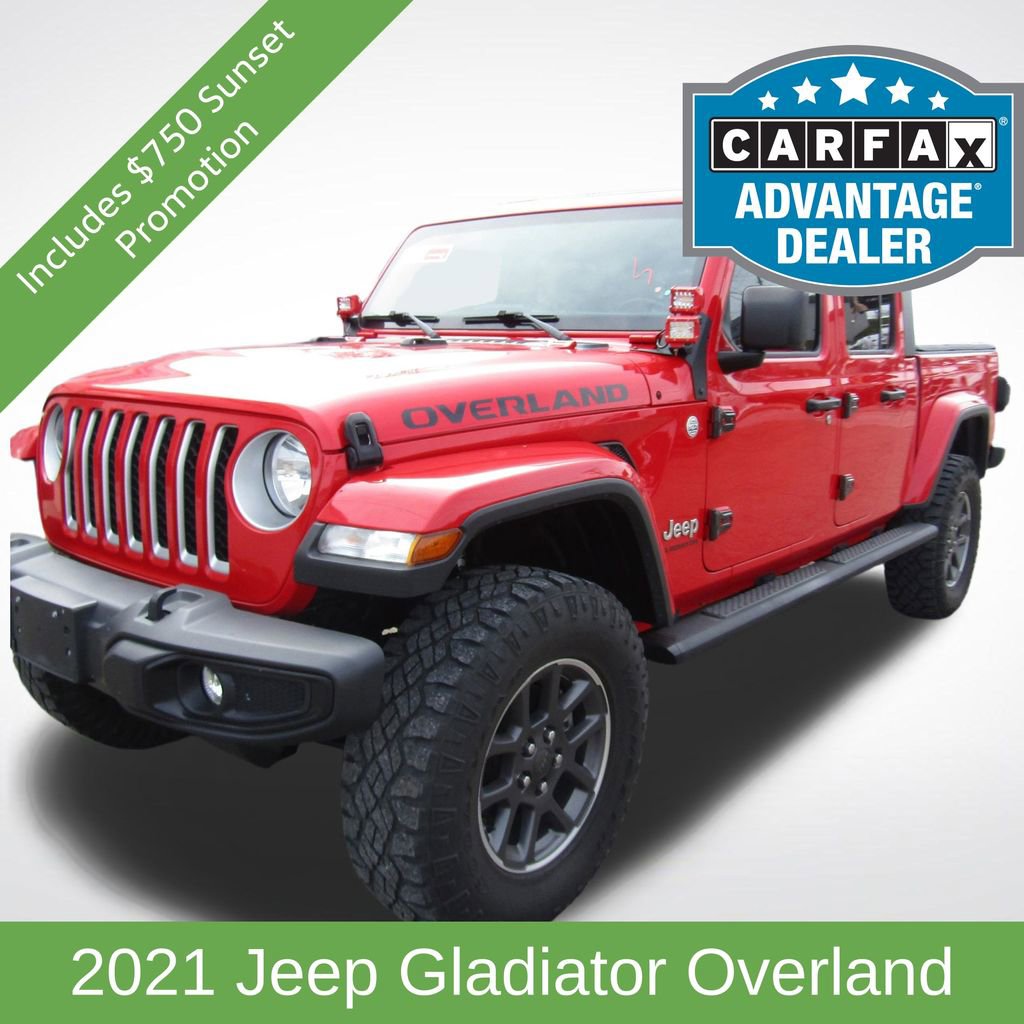 Used 2021 Jeep Gladiator Overland AWD/4WD 360° Tour