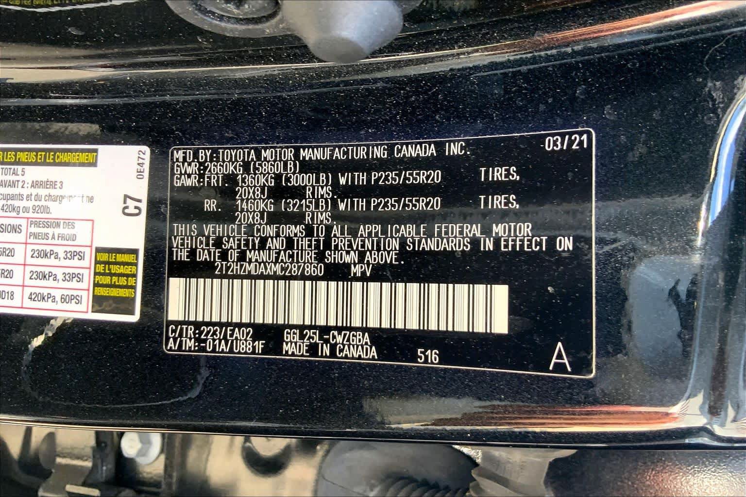 Certified 2021 Lexus RX 350 AWD w/ Premium Package image 37
