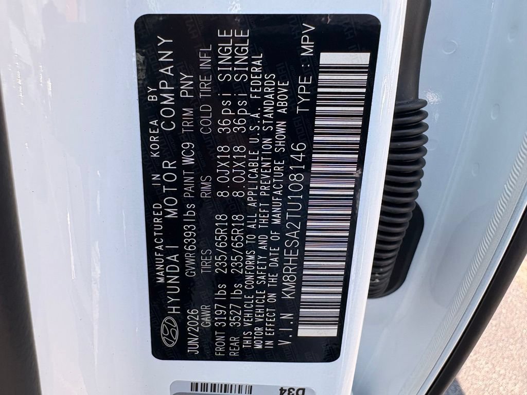New 2026 Hyundai Palisade SEL Premium AWD/4WD image 35