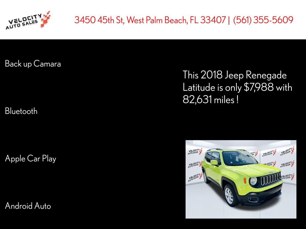 Used 2018 Jeep Renegade Latitude w/ Cold Weather Group AWD/4WD image 28
