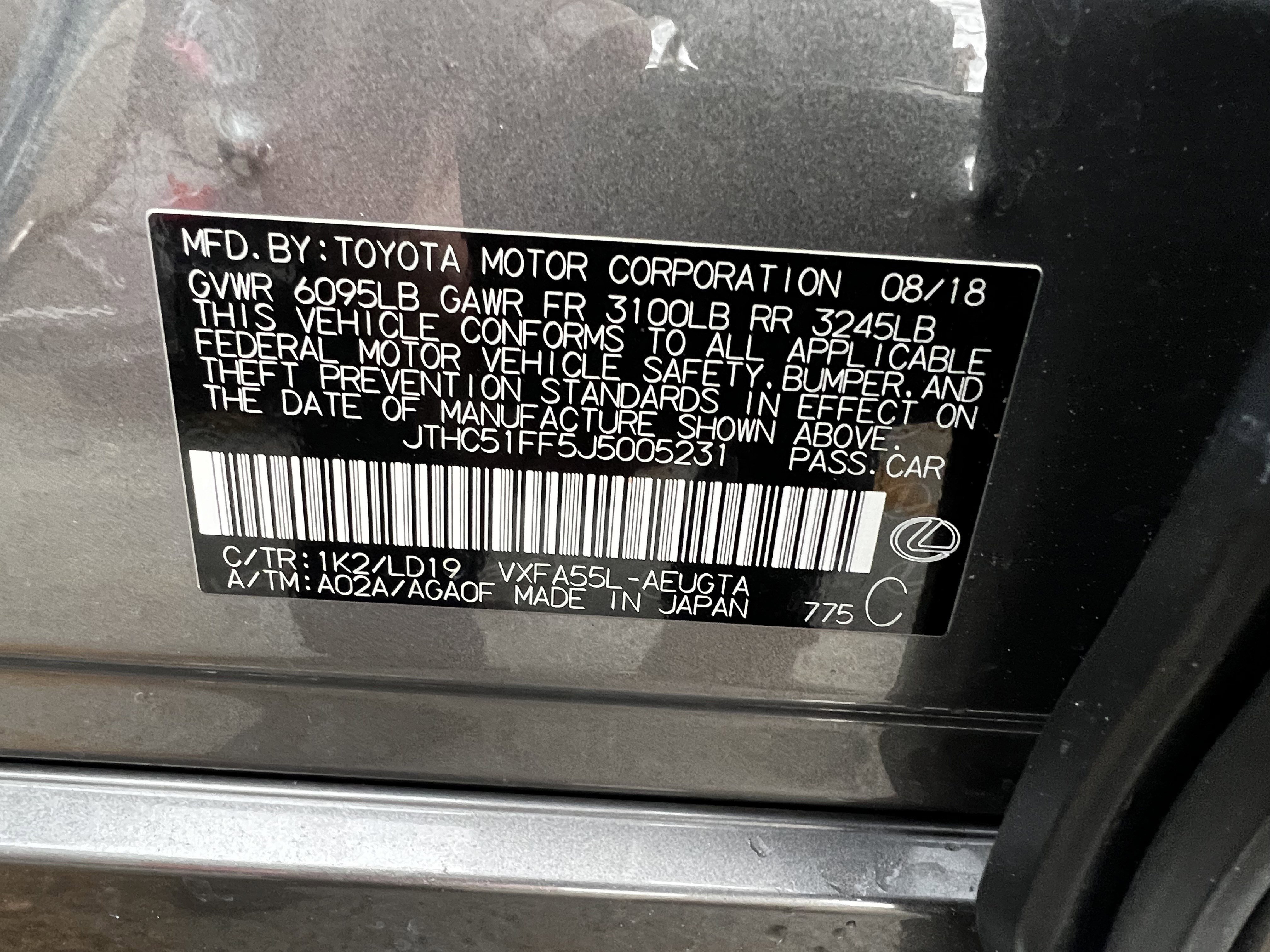 Used 2018 Lexus LS 500 AWD w/ Accessory Package (Z1) image 52