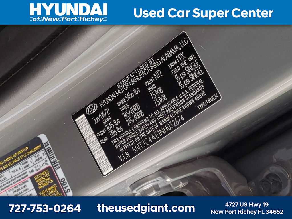 Certified 2022 Hyundai Santa Cruz SEL w/ Activity Package FWD image 29