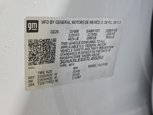 New 2026 Chevrolet Equinox RS w/ Convenience Package III FWD image 38
