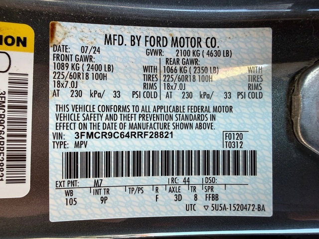 Used 2024 Ford Bronco Sport Outer Banks w/ Tech Package AWD/4WD image 14