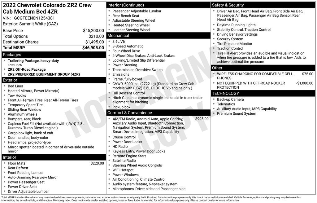 Used 2022 Chevrolet Colorado ZR2 image 11