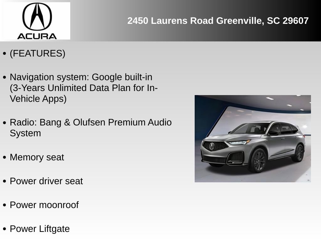 New 2026 Acura MDX A-Spec image 2