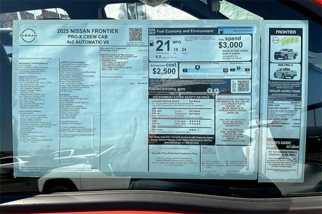 New 2025 Nissan Frontier Pro-X image 17