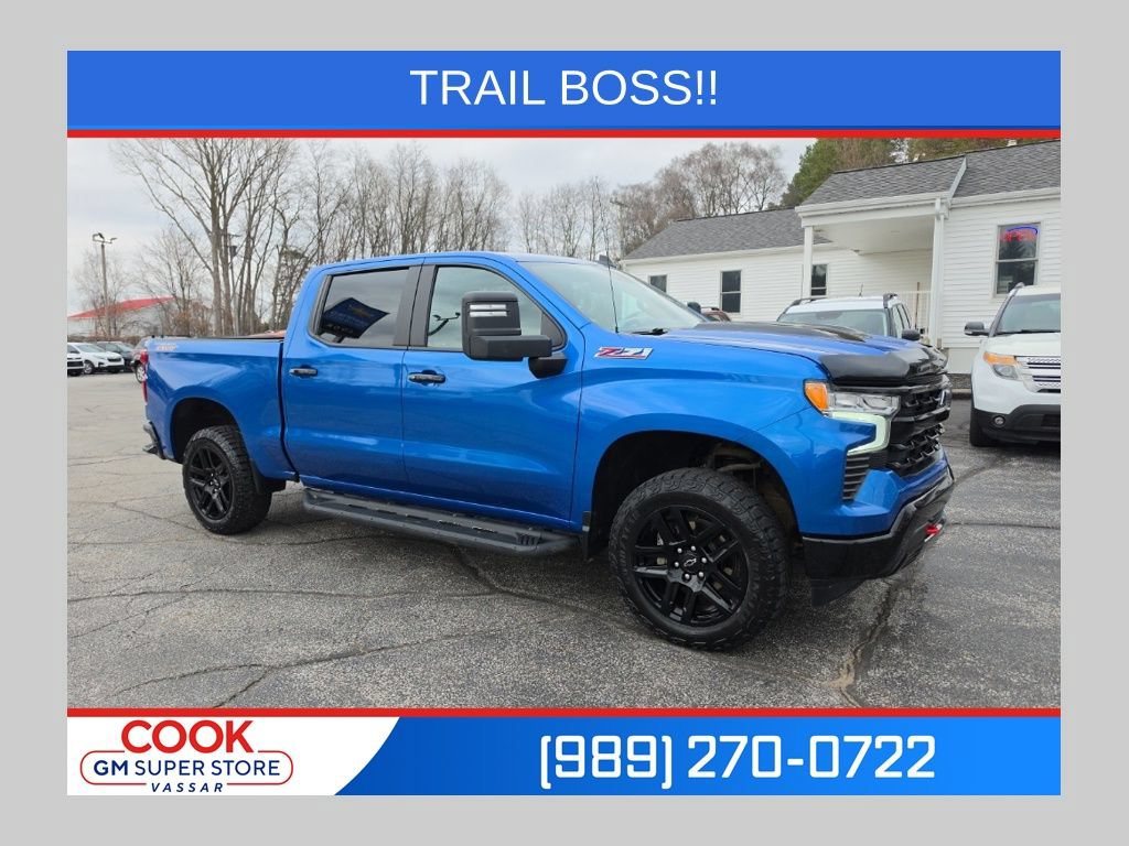Certified 2023 Chevrolet Silverado 1500 LT Trail Boss w/ Convenience Package II AWD/4WD image 1