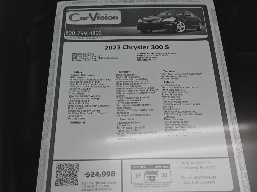 Used 2023 Chrysler 300 S image 38