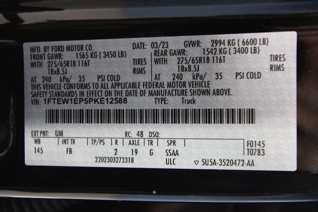 Used 2023 Ford F150 XLT w/ Equipment Group 302A High image 46