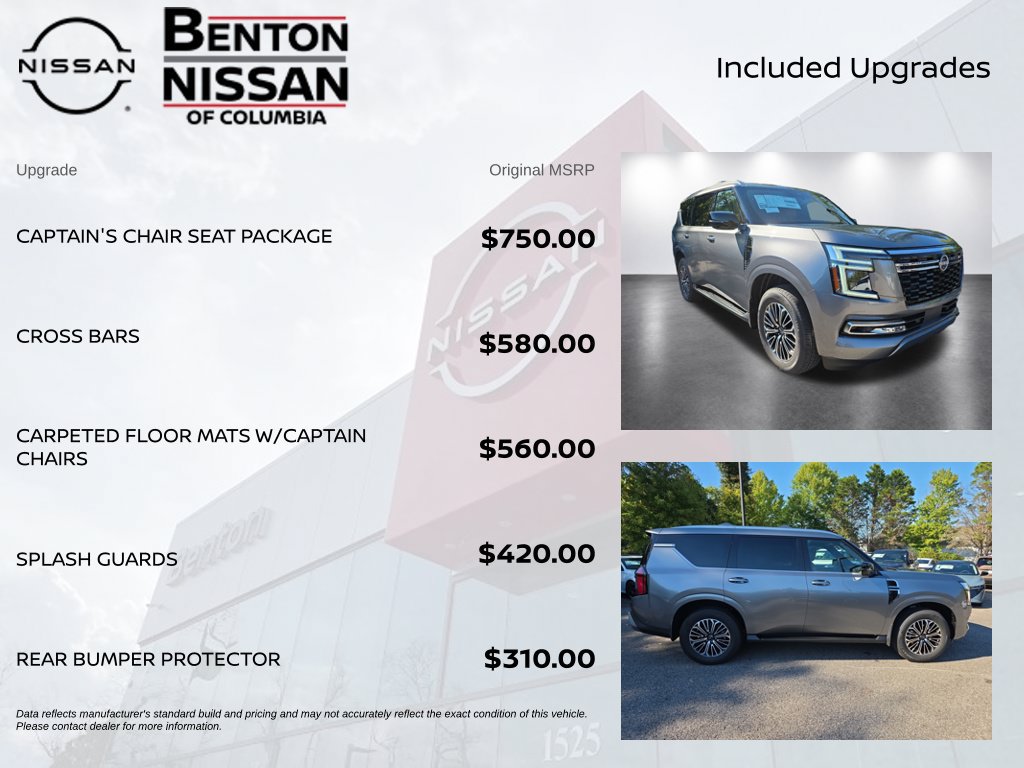 New 2026 Nissan Armada SL w/ Captain's Chari Seat Package AWD/4WD image 7