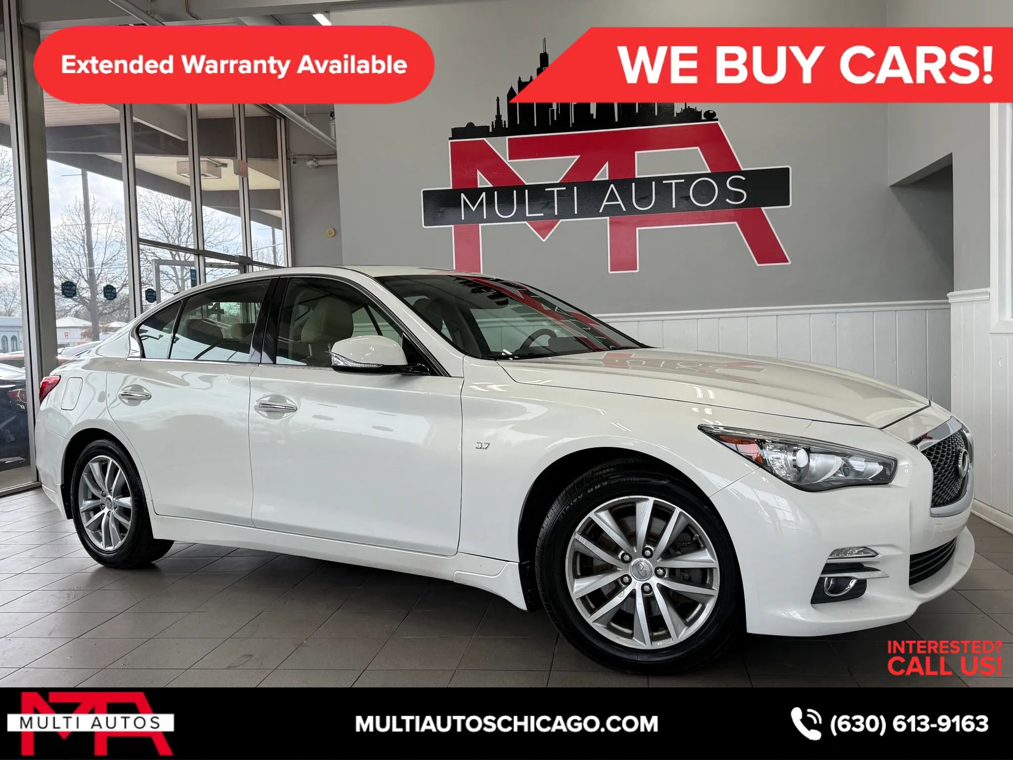 Used 2014 INFINITI Q50 Premium w/ Navigation Package AWD/4WD image 2