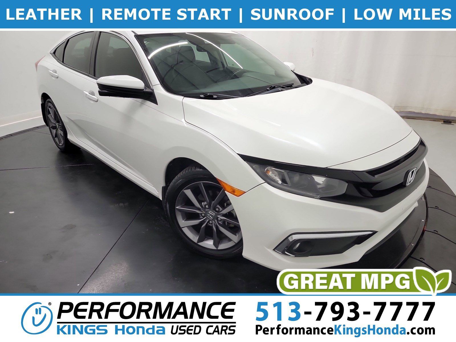 Used 2019 Honda Civic EX-L