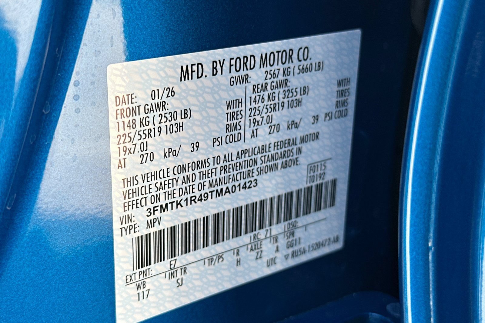 New 2026 Ford Mustang Mach-E Select w/ Interior Protection Package RWD image 28