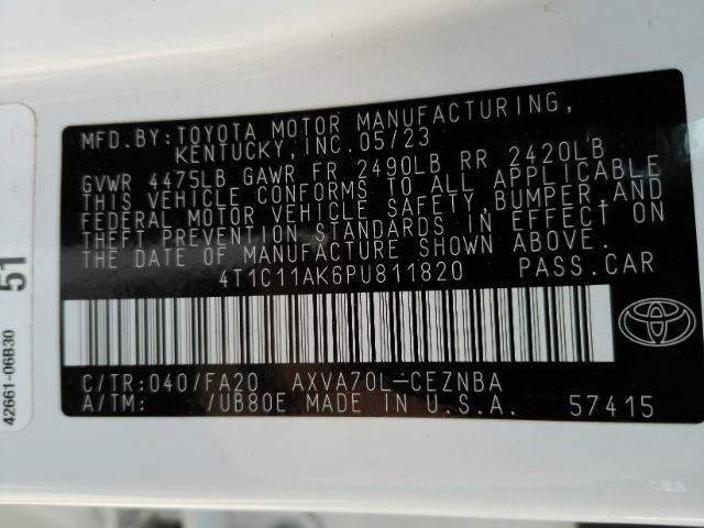 Used 2023 Toyota Camry LE FWD image 47