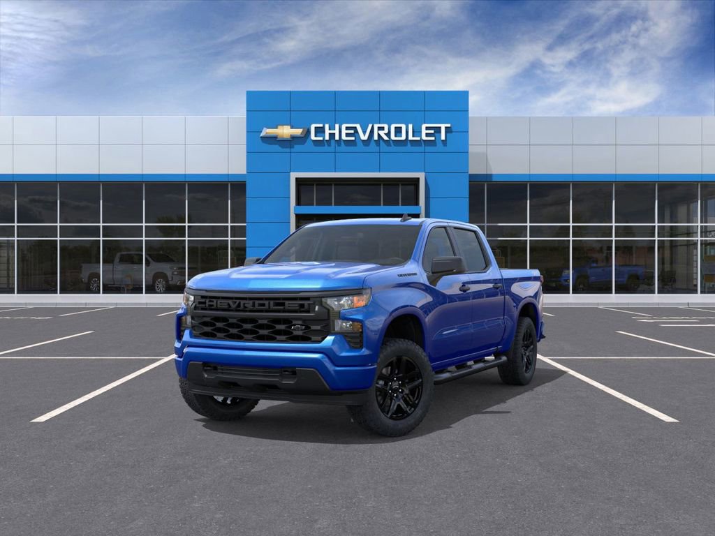 New 2026 Chevrolet Silverado 1500 Custom w/ Turbomax Blackout Package AWD/4WD image 8