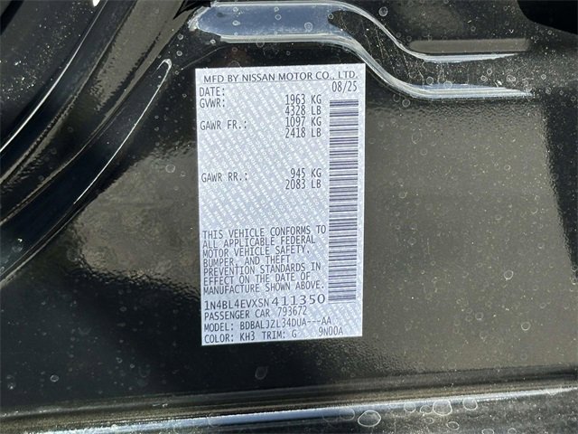 New 2025 Nissan Altima 2.5 SL image 25