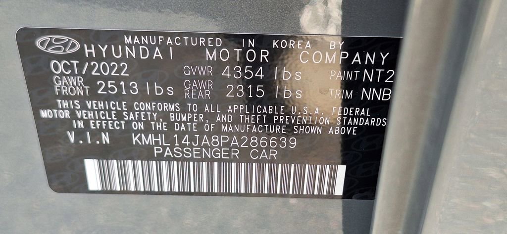 Certified 2023 Hyundai Sonata SEL w/ Convenience Package image 30