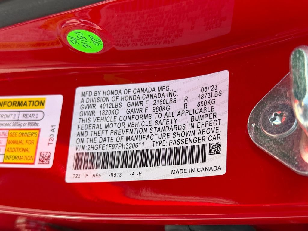 Used 2023 Honda Civic Touring image 30